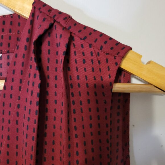 Cleo Burgundy Cardigan and Top Set Size Small - Picture 9 of 12